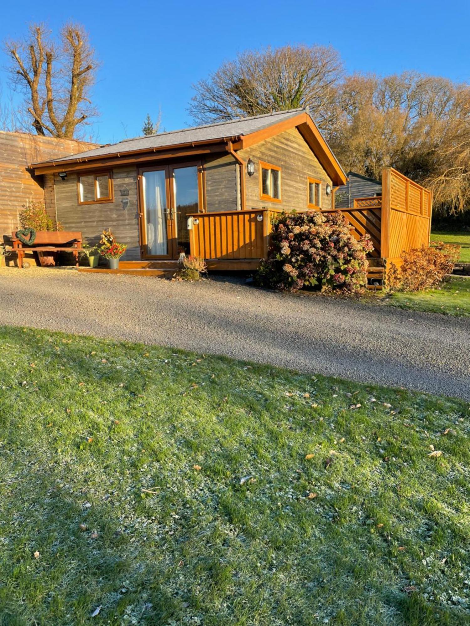 Swansea Log Cabin Pontardawe Exteriör bild