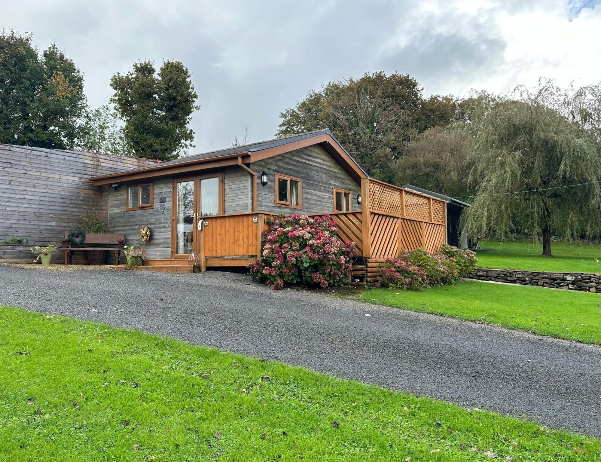 Swansea Log Cabin Pontardawe Exteriör bild