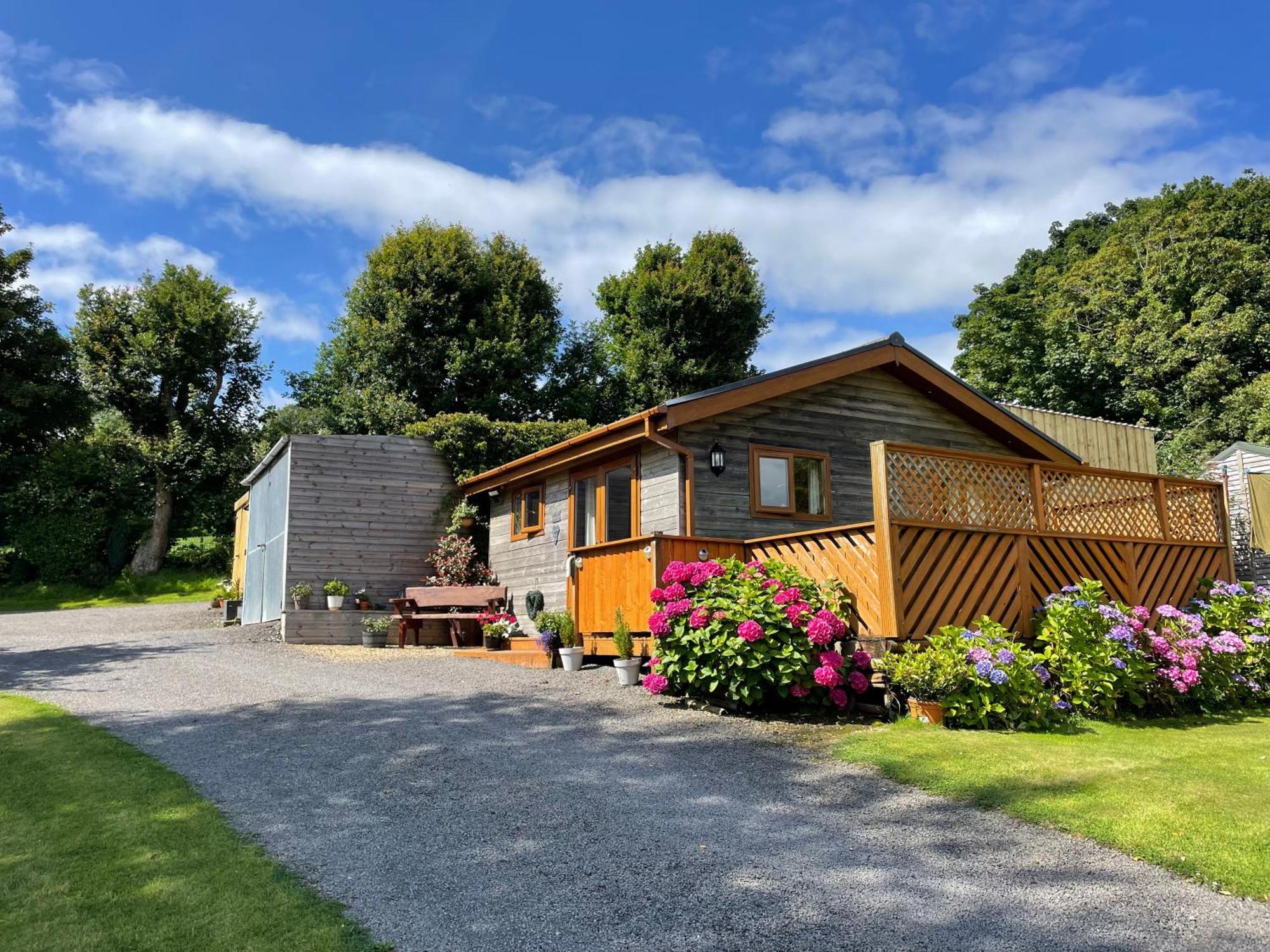 Swansea Log Cabin Pontardawe Exteriör bild